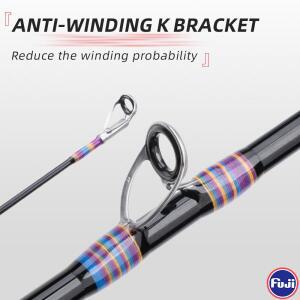 FISHINGFANS ML M 베이스용 패스트 액션 스피닝 로드 후지 액세서리의 하이 카본 롱 던지기 낚싯대