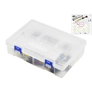 아두이노 UNO R3용 DIY 프로젝트 스타터 키트, 전자 부품 세트 (박스 포함), 830 타이포인트 브레드보드