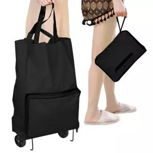 파우치 바퀴 핸드카트 초소형 마트카트 쇼핑카트 핸드카트 접이식