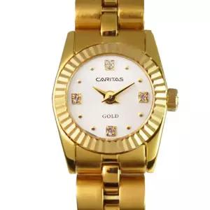 카리타스18K 골드 여성 명품 예물 선물 고급 팔찌 손목 금 시계 / C288WGF