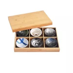 우드 반찬 트레이 나무 구절판 소스 나눔접시