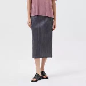 [플리츠미](대구신세계)타이트 실루엣 플리츠 스커트_EPSKM026I01