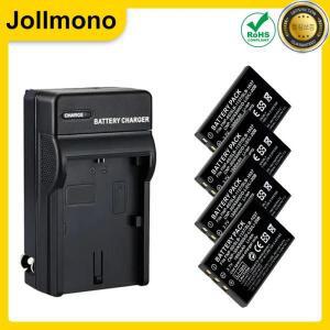 Fujifilm NP-60 Kodak KLIC-5000 용 삼성 SLB-1037 1500mAh NP 60 배터리 + LCD USB 충전기