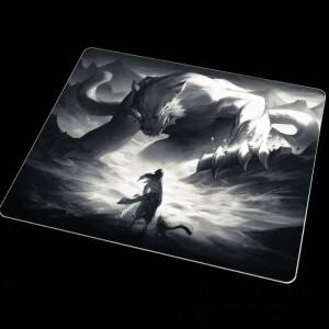 테쿠사이 더 비스트 리미티드 글래스 마우스 패드 게이밍 강화유리 FPS 카피 에디션 스무스 프로페셔널 기