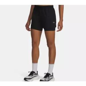 [언더아머](의정부점)6010885-008(블랙) UA 벨로시티 프로 여성 6인치 2in1 투인원 레깅스 반바지