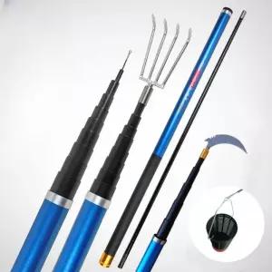 수초꾼 수초제거기 15m 장대봉 미끼 낚싯대 휴대용