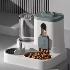 일체형 반려동물 자동 급식기 중력 강아지 자동 급식기 고양이 사료