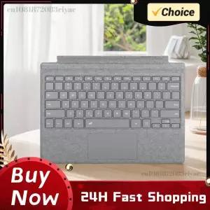 휴대용 무선 키보드 7색 백라이트 BT 타입 커버 키보드 마이크로소프트 서피스 프로 3/4/5/6/7/7 플러스용