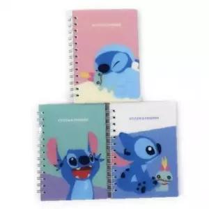 디즈니 스프링 노트 스티치 캐릭터 판촉 기념품 학교 노트