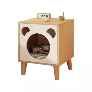 고양이집 중형 하우스 수납 캐비닛 길고양이 동굴 텐트