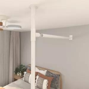 공간분리 파티션 행거형 접이식 가림막 무타공 이사간편