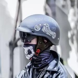 오픈페이스 홍진헬멧 소두핏 페이스 클래식 바이크