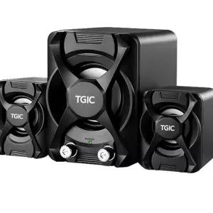 게이밍 스피커 멀티 유선 데스크탑 컴퓨터 스피커 사운드 우퍼 큐브형 2.1 시스템 고음질 오디오 베이스