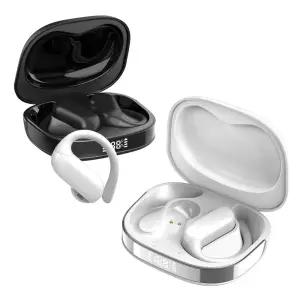 아이리버 오픈형 블루투스 이어폰 귀찌 귀걸이형 운동 러닝 무선 이어폰 IOW-L90