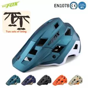 BATFOX 사이클링 헬멧 컴포트 라이닝 도로 산악 자전거 튼튼한 안전 모자 남성 여성 MTB
