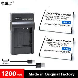 Li-50B D-Li92 배터리 충전기, 올림푸스 펜탁스 카시오 리코 u6020 XZ10 800UZ VR370 VH520 VG190 TG860 SZ