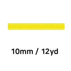 [문구/오피스] 리본 장식용 골직 롤 노랑 스티치 10mm 유니크 재료