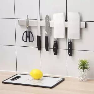 아임키친 304스텐 자석 칼블럭(30cm) (실버) 칼거치대 칼걸이 식도걸이