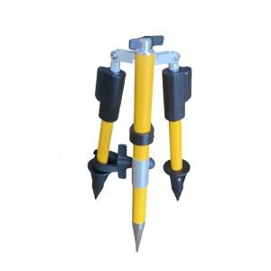 텔레스코픽 미니 센터링 프리즘 폴, 5/8x11 인치 스레드 GPS 측량 삼각대, 40cm