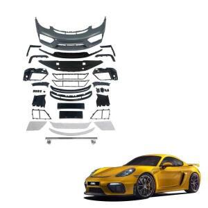 포르쉐 982 GT4 바디 키트 718 카이맨 박스터 업그레이드 스타일 프론트 범퍼 어셈블리 자동차 튜닝 부품 P