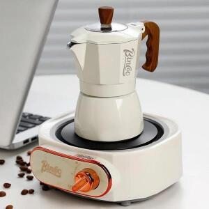 가정용 티 메이커 미니 휴대용 물 끓이기 600W 모카포트 전용 스토브 커피 브루잉 베이스 히터 2단계 조절