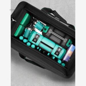 다기능 전기공용 트롤리 공구 가방  철제 베이스 툴박스 바퀴 포함 간편한 가정용 야외용