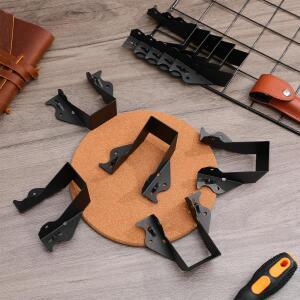 10개입 조이스트 행거, 헤비 듀티 레이프터 브래킷, 현관, 창고, 데크용 마운트 공간 최적화 건축 하드웨어