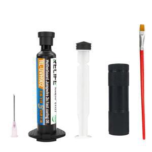 RELIFE UV 투명 녹색 빨간색 파란색 검정색 경화 솔더 램프 포함) 마더보드 와이어  건조 오일