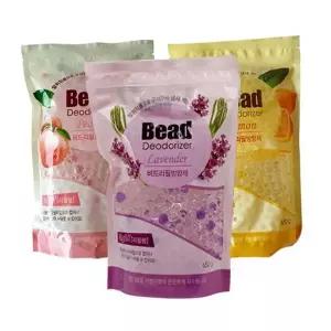 [골드스마일]리필 3종 비드 650g 해피룸 데오도라이저 방향제 비드