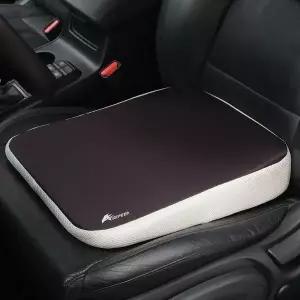 [골드스마일]ACEPEED 차량용 키높이방석 높이조절 AP16 섬유 블랙 8cm