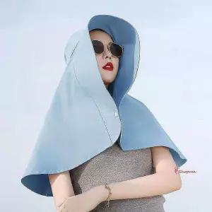 사하라캡 등산 모자 햇빛가리개 여름 여행 차양막qrs963