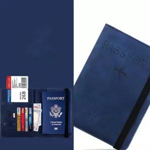 프리미엄 가죽 여권지갑 여행 지갑 여권 보호 케이스 hUu7+8oQP