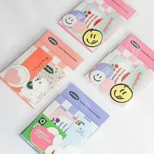 [문구/오피스] 꾸미기 4P 카드 감성 편지봉투 세트 만들기 스티커