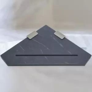 [SBD] 벽면 욕실선반 욕실 선반 무광 코너선반 블랙 포세린 공간활용 타일