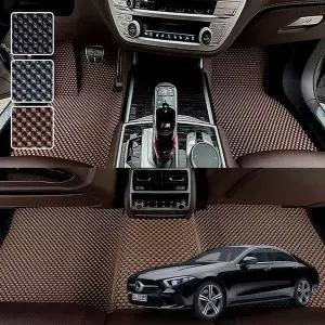 [셀러에이드]벤츠 CLS C257 전용 3D 엠보싱 차세대 고무매트 1열2열 세트 (2018년이후)