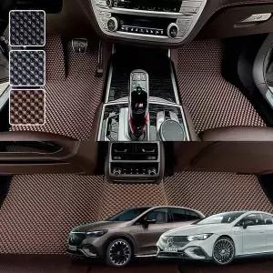 [셀러에이드]벤츠 EQE V295 전용 3D 엠보싱 차세대 고무매트 1열2열 세트 (2022년~)