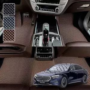 [셀러에이드]벤츠 E클래스 W214 전용 3D 엠보싱 차세대 고무매트 1열2열 세트 (2024~)