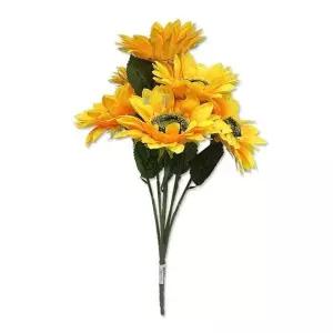 7송이 해바라기 조화 드라이플라워 꽃장식 벌초 성묘조화