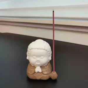 합장 동자승 인센스홀더 향꽂이 불교용품 명상 마사지 태국 종교
