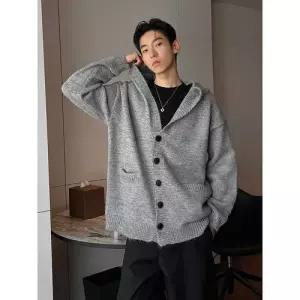 남사친 가을 빈티지 카디건 집업 후드 가디건 커플 댄디 스웨터 M스포3