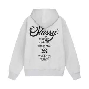 [정품] 스투시 월드투어 후드 애쉬 헤더 2023 스튜시 World Tour Ash Heather 953587