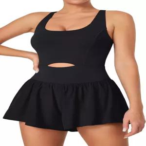 IUGA 운동 로퍼 배 조절 패딩 반바지 러닝 원시 점프슈트 여름 의상 세트 체육복