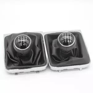 기어노브 기어봉 커버 VW PASSAT B6 2005-2012 56 속도 수동 기어 시프트 노브 레버 스틱 시프터 게이 터