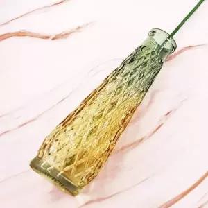 다이아몬드 화병 인테리어 꽃병 투톤 글라스 소품