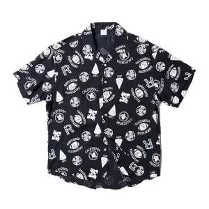 [골드스마일]여름셔츠 남자남방 패션 반팔셔츠 예쁜 캐주얼룩 패턴 오픈카라