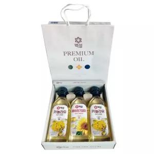 제일제당 식용유 선물세트 14호 오일 해바라기유 명절 선물