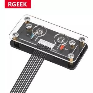 컴퓨터전원버튼 PC 본체 외부 파워 스위치 데스크탑 컴퓨터 전원 버튼재시작 버튼 케이스