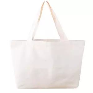 에코백 캔버스가방 무지 코튼 가로형 라지 쇼퍼