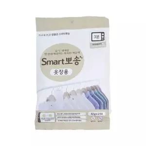 스마트 뽀송 재사용 제습제 옷장용 52g 2매