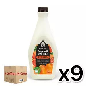 포모나 레드자몽 톡톡베이스 1.2kg 1박스 9개